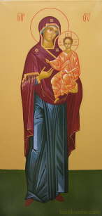 Икона  Богородица с младенцем