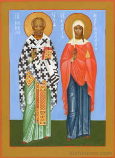 Ікона Святий Миколай Чудотворець і Свята Марія Магдалина