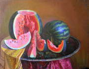 Still Life with Watermelons (private collection)